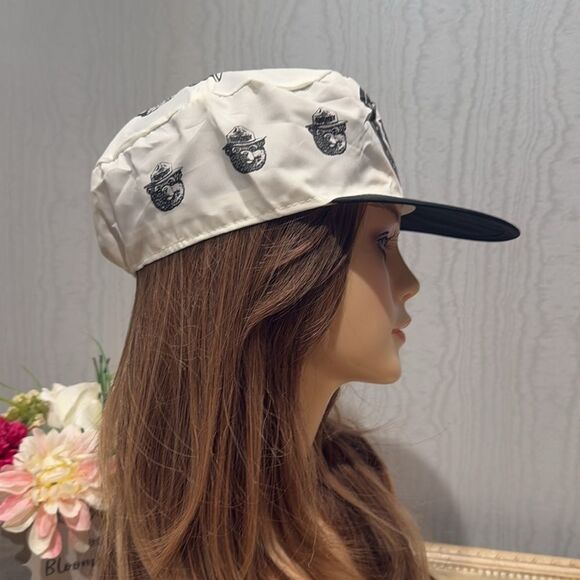 Vintage Smokey the Bear Smokey Signals Lightweight Packable Elastic Back Cap Hat - Picture 6 of 16